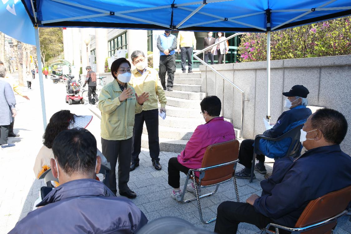 은평문화예술회관 코로나19 지역예방접종센터 방문 이미지